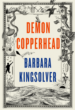 Cover of the book 'Demon Copperhead' by Barbara Kingsolver.