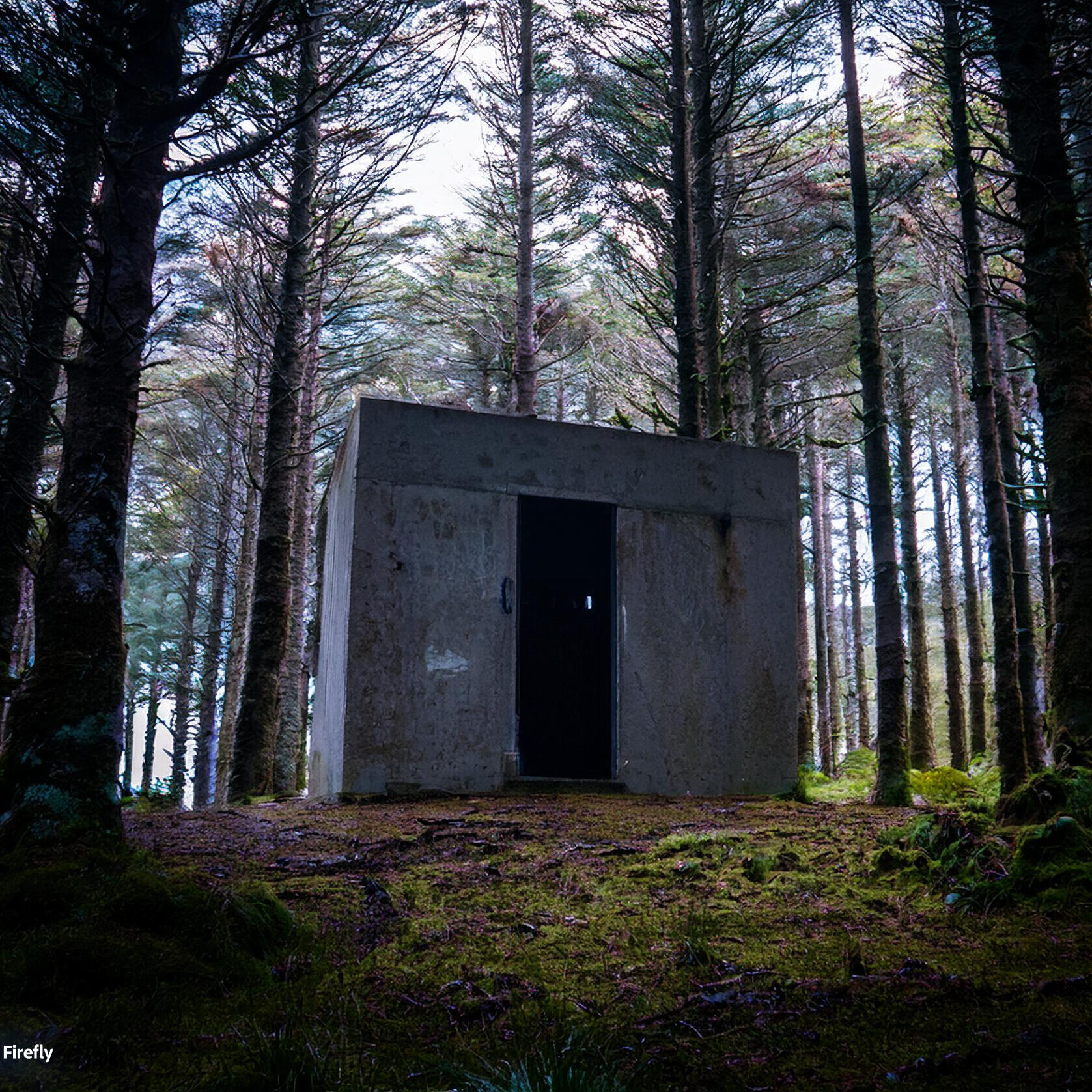 The watchers by A. M. Shine, isolated house.