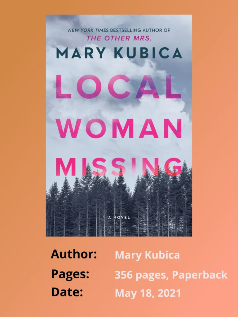 Local Woman Missing book cover with other details like author name, number of pages in book, and published date.